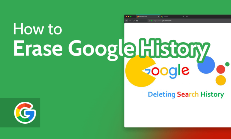 delete your google search history