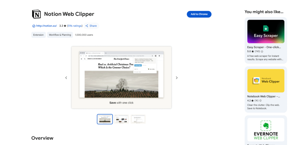 Notion Web Clipper + AI