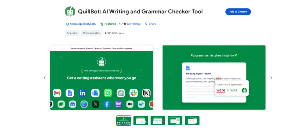 QuillBot AI Paraphraser & Summarizer
