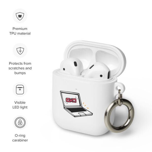 link building logo Rubber Case for AirPods® - Image 2