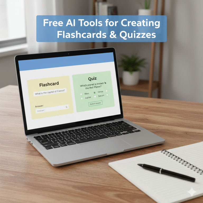 Free AI Tools for Creating Flashcards & Quizzes