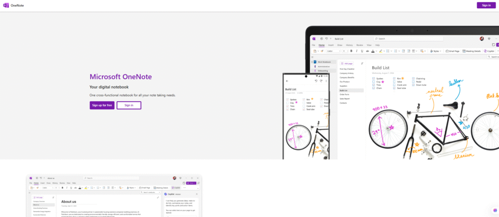 Microsoft OneNote (AI Integration)