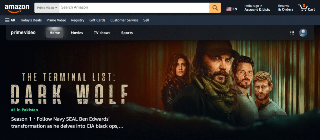 Amazon Prime Video – Global Options