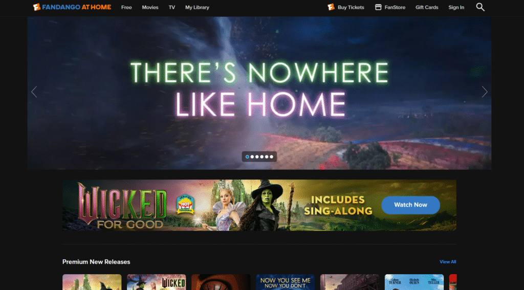 Fandango at Home (Vudu)