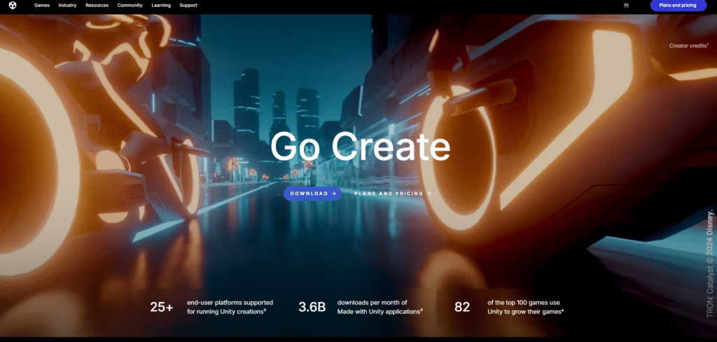 Unity & Unreal Engine (Standalone)